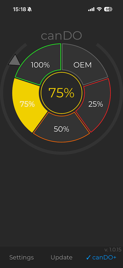 Valve Controller app screen 2