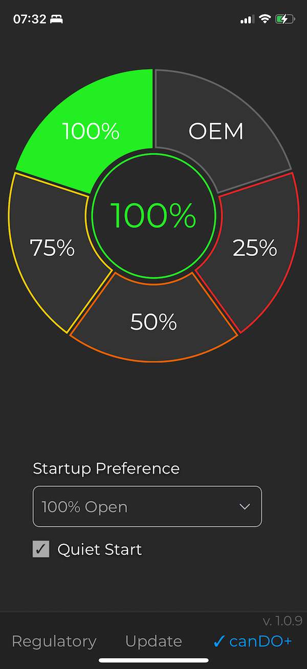 Valve Controller app screen 2