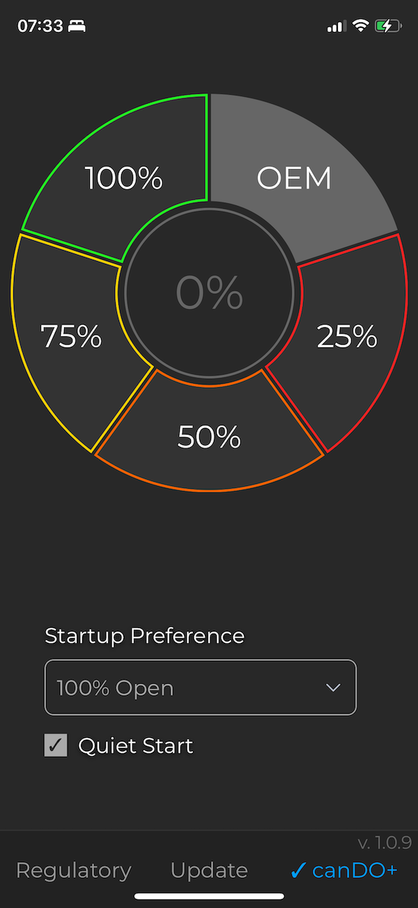 Valve Controller app screen 4